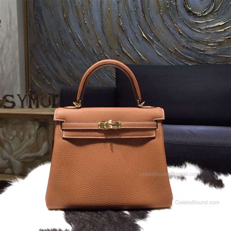 hermes kelly 28 gold togo